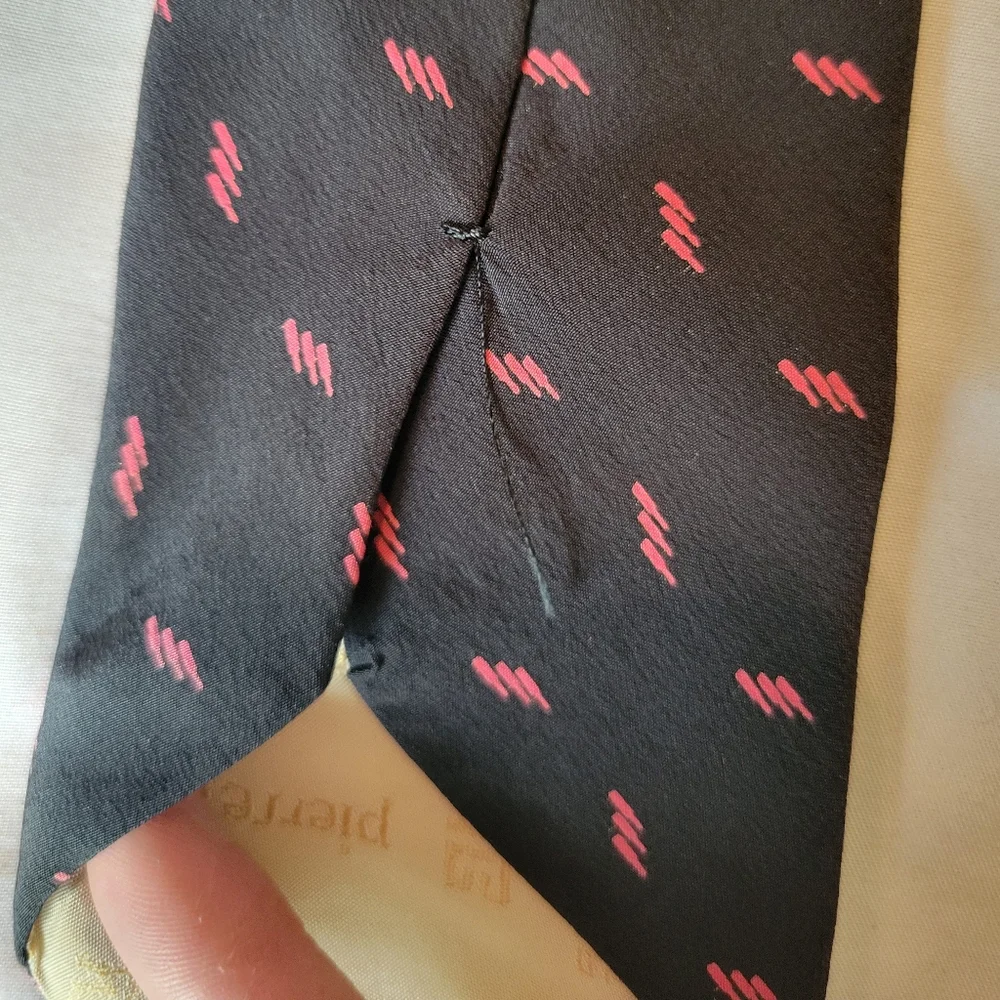 Pierre Balmain Paris Silk Tie Luxury Designer Necktie for Men French Luxury